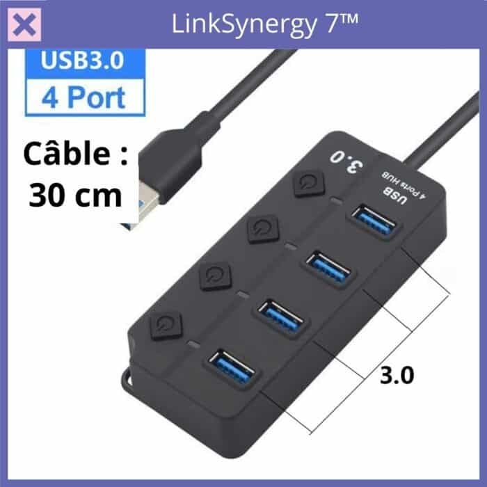 Répartiteur USB 3.0 Haute Vitesse à 4-7 Ports | LinkSynergy 7™ - Image 10