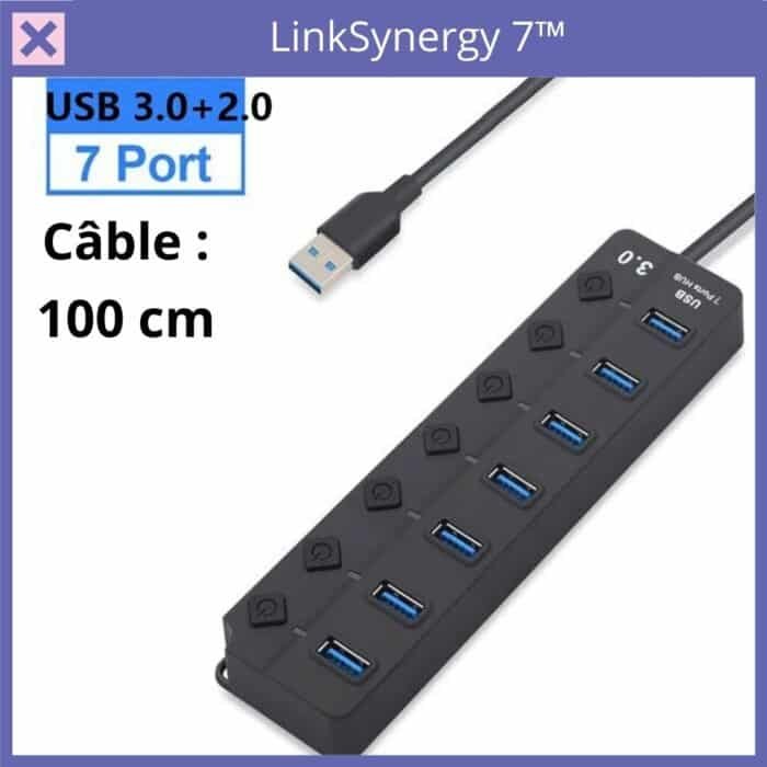 Répartiteur USB 3.0 Haute Vitesse à 4-7 Ports | LinkSynergy 7™ - Image 5