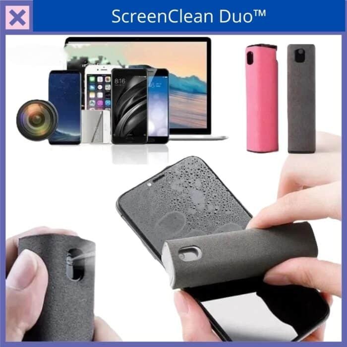 Nettoyeur d'Écran 2 en 1 | ScreenClean Duo™